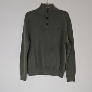 Polo Ralph Lauren Olive Green Turtleneck Sweater SZ XL